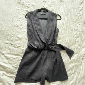 Navy Zara Romper